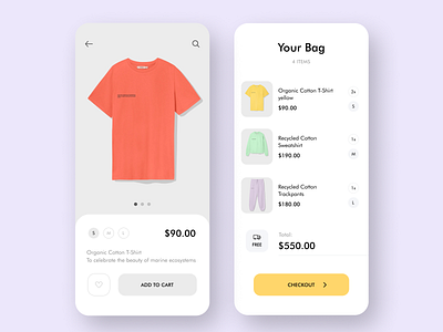 Online shop App by Polina S on Dribbble