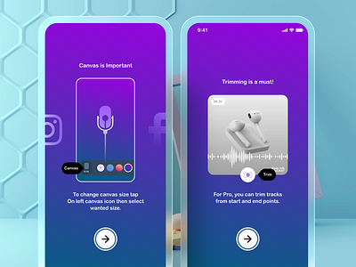 WavyCAST app design ios podcast podcasting record ui ux video voice