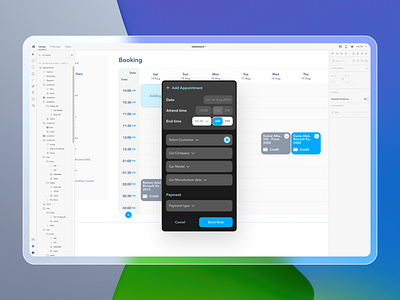 Dashboard - Booking an appointment appointment dashboard date design location locations maintenance service ui ux work