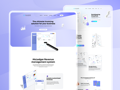 McLedger Invoicing accountant accounting accounting services accounting software design documents interface invoice invoicing scan ui ux web app