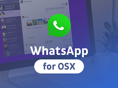 Buy WhatsApp for OS X Design Concept app art direction chat design mac osx ui ux whatsapp yosemite