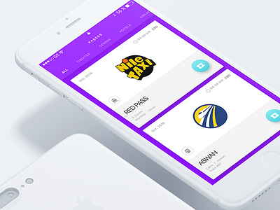 Passe App - Concept app cinema design friend ios iphone mockup pass sketch ticket ui ux