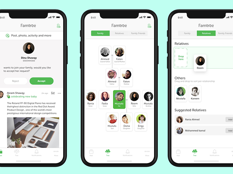 Famtree App by Alhasan Husni on Dribbble