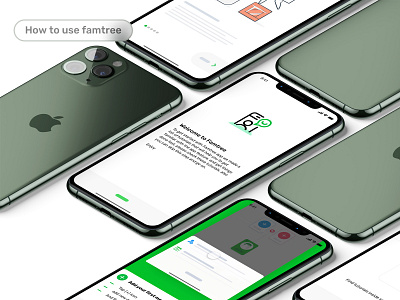 Famtree presentation on behance app design family famtree interaction ios ui uiux ux