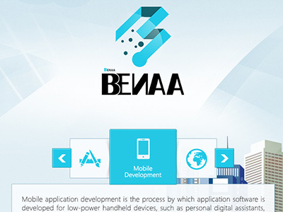 Benaa Website for Design & Programming design illustrator photoshop psd ui ux website