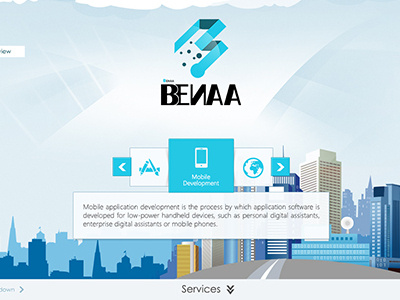 Benaa Website for Design & Programming design illustrator photoshop psd ui ux website