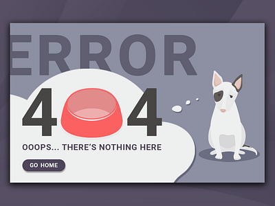 008. 404 page 404 404 page challange daily challange daily ui daily ui 008 dog error 404 hungry project