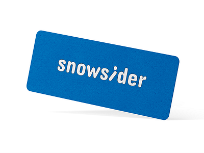 Snowsider: Identity for a Ski Resort Brochure