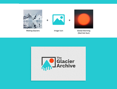 Identity for The Glacier Archive adobe adobe illustrator archive branding corporate branding glacier global warming graphicdesigner icon identity logo vector