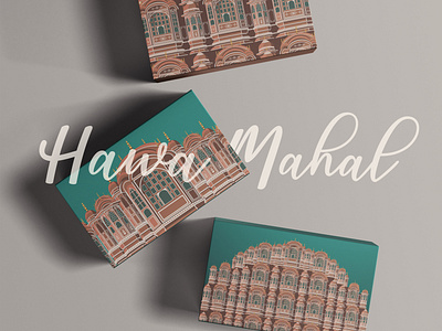 Hawa Mahal: Illustration adobe adobe illustrator culture digital illustration heritage illustration illustration art illustrator india jaipur monument vector