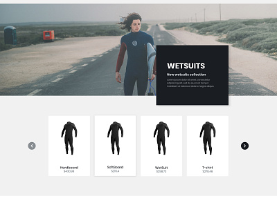 Surf Shop hostel surf ui ux web design webdesign