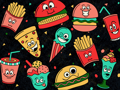 Foodzee 2021 design characterdesign color colors doodle doodleart doodling drawing food food and drink food character food illustration illustration art
