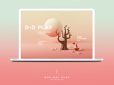 D-D play website animation app china icon interface ui