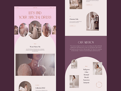 Web Design for a Bridal Boutique