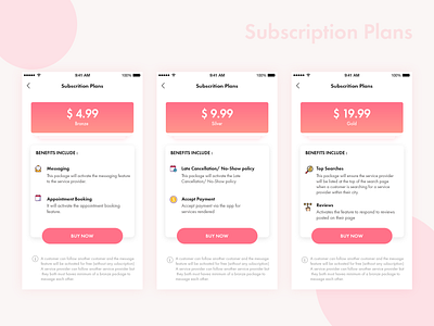 Subscription Plans android ios app mobileappdesign mobileappui paymentplanui plansui subscription uiinspiration user experience userinterface userinterfaceinspiration