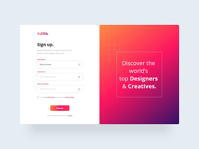 Welcome on Dribbble