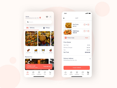 Food Delivery App Design