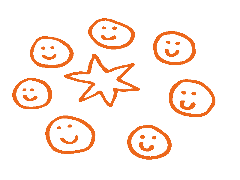 Forever Gif Animation animation design emoji forever gif animated graphicdesign hand drawn happy illustration orange is the new black prague smile star vector