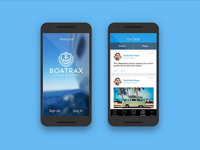 Aplicación para navegación en botes app design mobile product ui ux