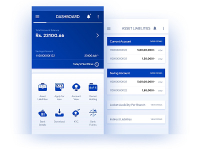 Mobile Banking android app banking app dashboard fintech ios ui ux