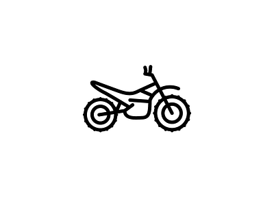 Enduro Motorcycle bike enduro icon motorcycle outline stroke