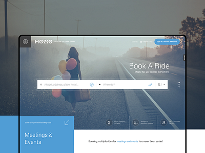 Mozio - Landing Page