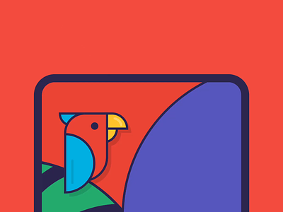 Sonometer for Macaw (App) animation app bird bird icon design flinto illustration macaw parrot ui ux vector