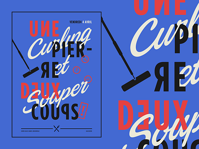 Curling et Souper: Typography Art