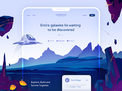 Daily UI Challenge: Creative Landing Page