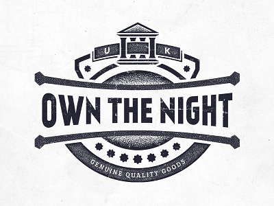 Own The Night clothing deonic own the night stippling texture tshirt
