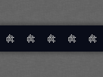 Deonic Logo Tape branding lettering logo minimalist monogram typography vector