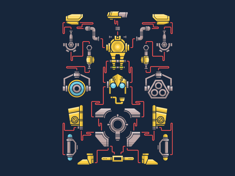 Dota 2 - Suit Up! deonic dota dota 2 game robot t-shirt tee tinker vector