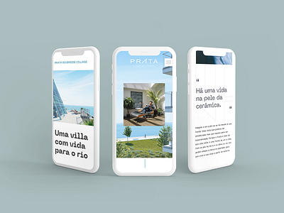 Prata Homepage homepage design mobile ui real estate site design typography ui ui design