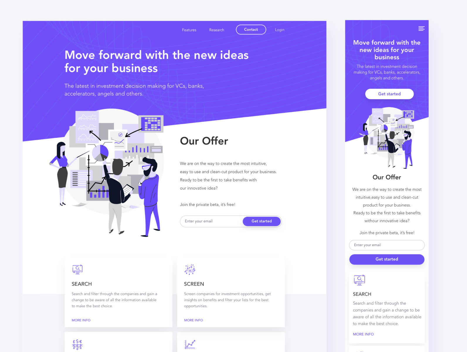 Ui/UX design by Jane Karseladze on Dribbble