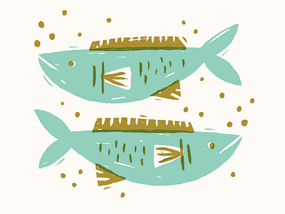 Pisces fish illustration graphic design illustration lino cut lino cut illustration overlay illustration overprint design pisces screen print starsigns two colour illustration vector vintage illustration wood block woodblock illustration zodiac