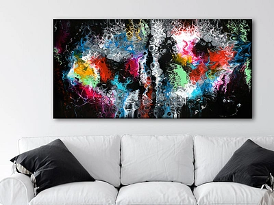 Canvas print Lights I 70x140 cm art art design artist artwork canvas art canvas print canvas wall art canvasart