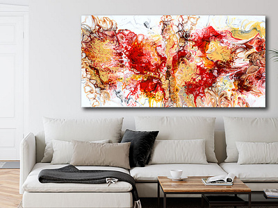 Canvas print Pulse I 70x140 cm