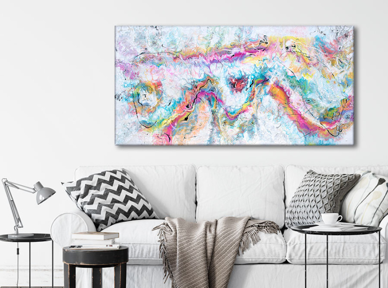 Abstract painting for your living room by Michael Lonfeldt on Dribbble