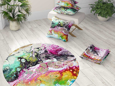 Living design 5381 - pillows, blankets, carpets art art design carpet design design design art home decor interior design pillow design product design product development