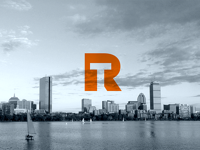 Shipping up to Dribbble! boston debut logo photography skyline