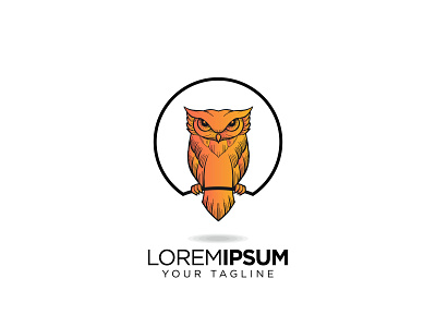 abstract owl animal animation app art clean design flat illustration logo owl owl logo vector