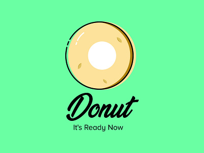 donut's abstract circle delicious design food food and drink icon illustration logo modern vector
