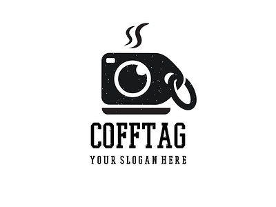 coffee label logo design art business clean coffee coffee cup coffeeshop design flat food and drink illustration label logo tag tag design vector
