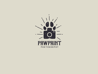 pawprint photography animal app business clean design flat food and drink illustration logo vector