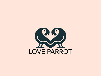 Love Parrot animal animation app design flat food and drink icon identity illustration logo mobile vector