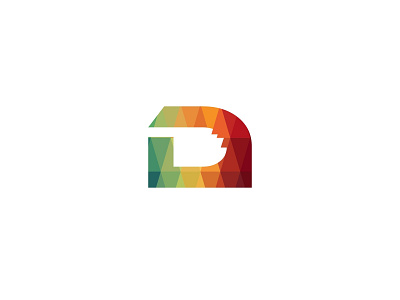 D Mozaic app design flat icon identity illustration logo vector