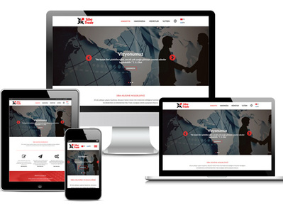 Siba Trade responsive design webdesign