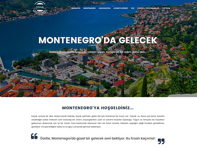 Osha Montenegro design graphic design responsive design typography ui webdesign