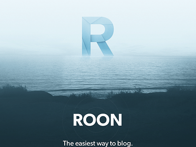 Roon Homepage blogging homepage roon water website