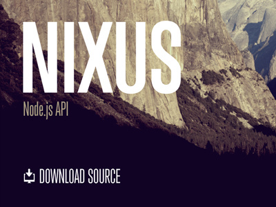 Nixus | Node.js API api coolness nixus node
